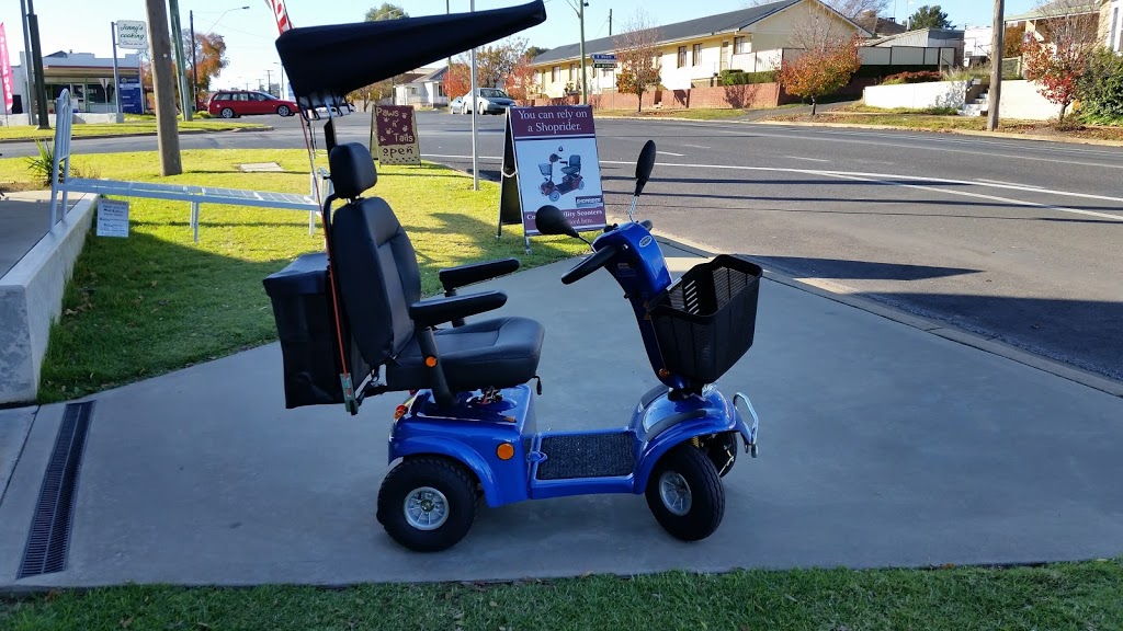 Cowra Mobility Scooters |  | Opposite the Car Wash, 12c Redfern St, Cowra NSW 2794, Australia | 0263426668 OR +61 2 6342 6668
