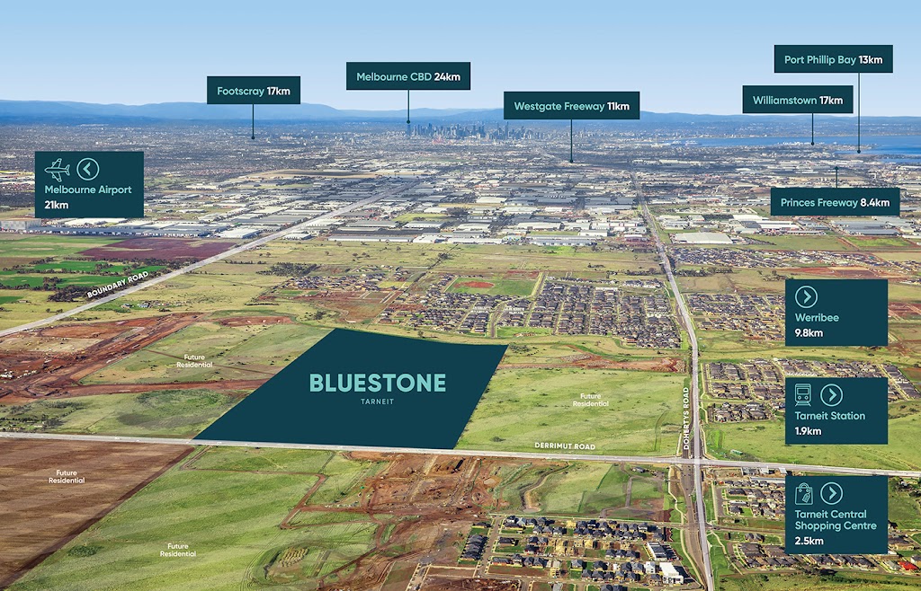 Bluestone Tarneit Estate by Satterley | 800 Derrimut Rd, Tarneit VIC 3029, Australia | Phone: 1800 900 100