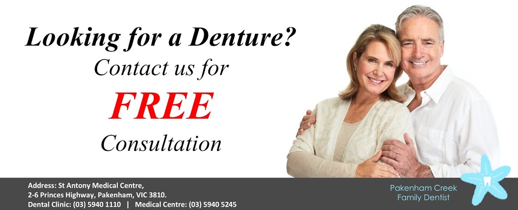 Pakenham Creek Family Dentist | dentist | 2 Deveney St, Pakenham VIC 3810, Australia | 0359401110 OR +61 3 5940 1110