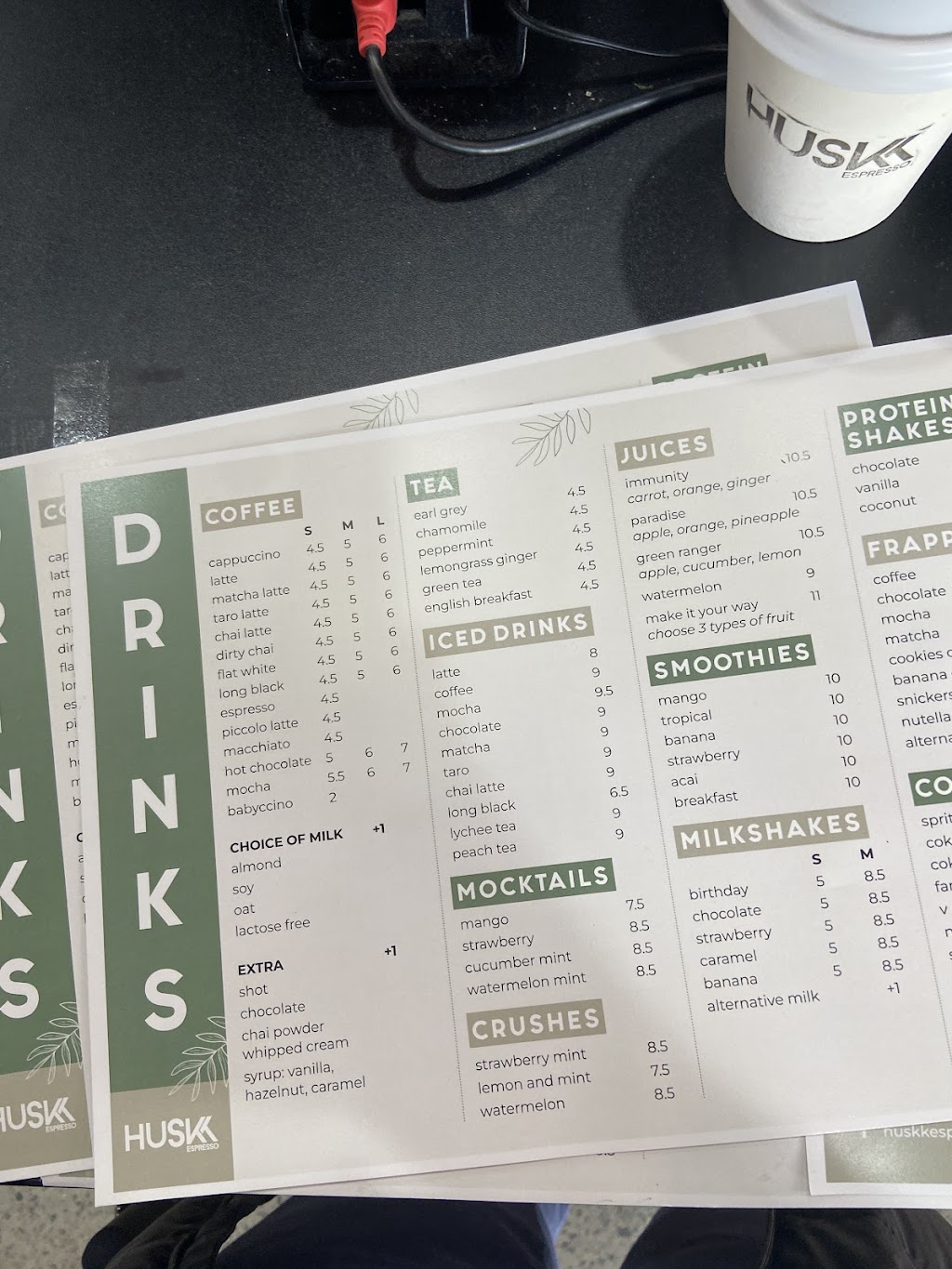 Huskk espresso | Shop 9/30 Pine Rd, Casula NSW 2170, Australia | Phone: (02) 9601 4914