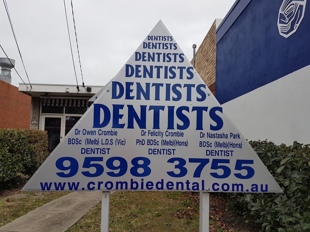 Crombie Dental Surgery Hampton | 495 Hampton St, Hampton VIC 3188, Australia | Phone: (03) 9598 3755
