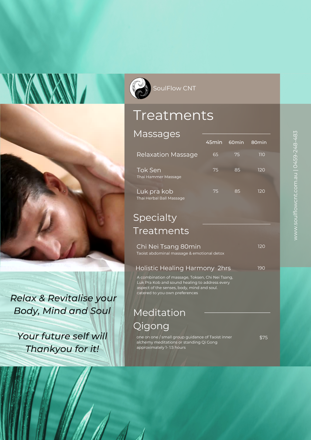 Massage Therapy - SoulFlow Cnt | 6/548 Esplanade, Urangan QLD 4655, Australia | Phone: 0459 248 483