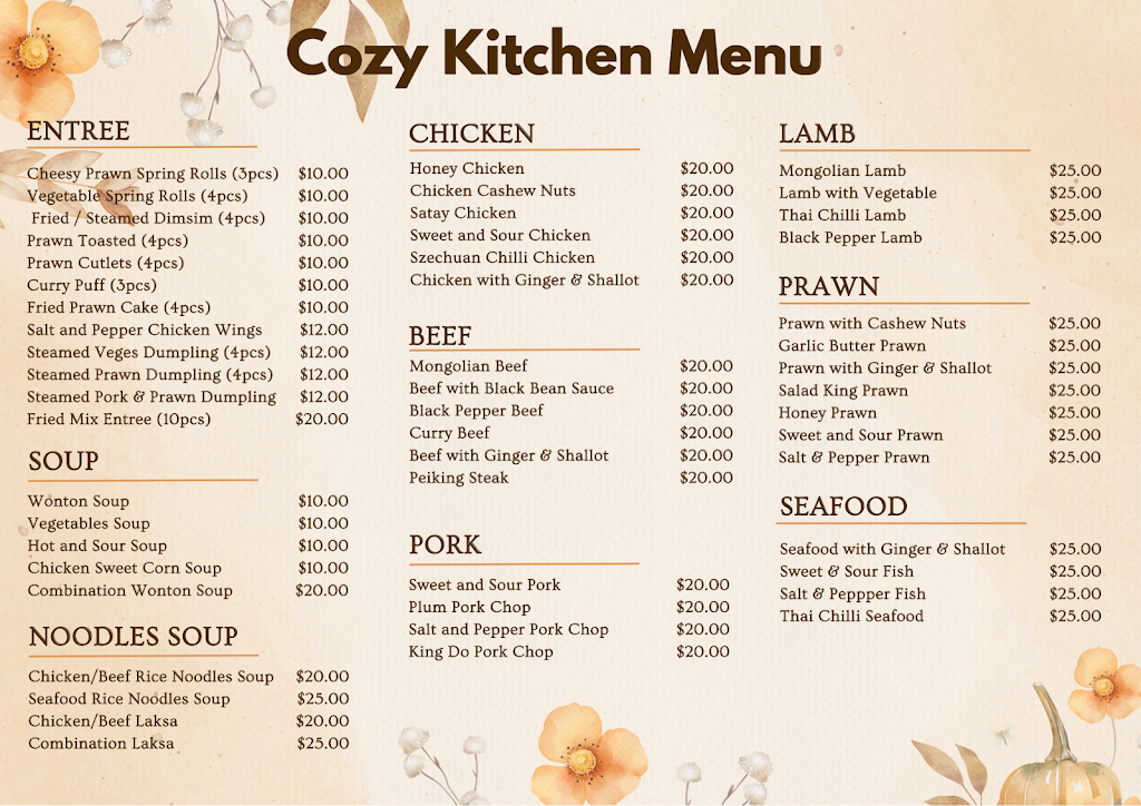 Cozy Kitchen | 38 Park St, East Gresford NSW 2311, Australia | Phone: (02) 4938 9166