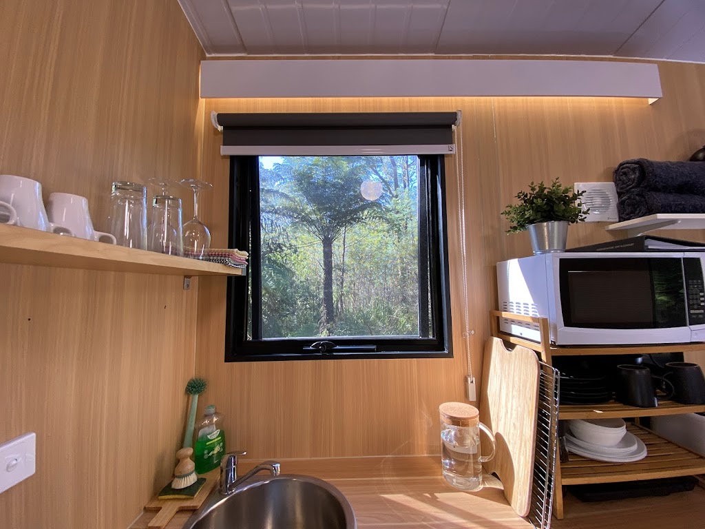 Quantum Field Tiny House Yarra Valley by Tiny Away | 2/1870 Healesville-Kinglake Rd, Toolangi VIC 3777, Australia | Phone: (03) 7003 2974