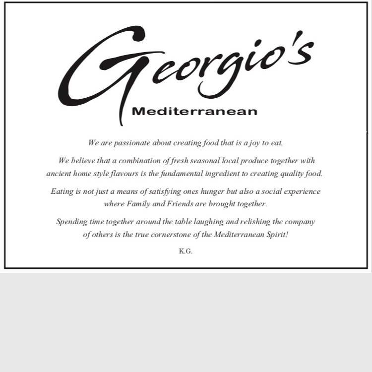 Georgio’s Mediterranean | Shop 29/832 Lower North East Rd, Dernancourt SA 5075, Australia | Phone: (08) 7225 6122