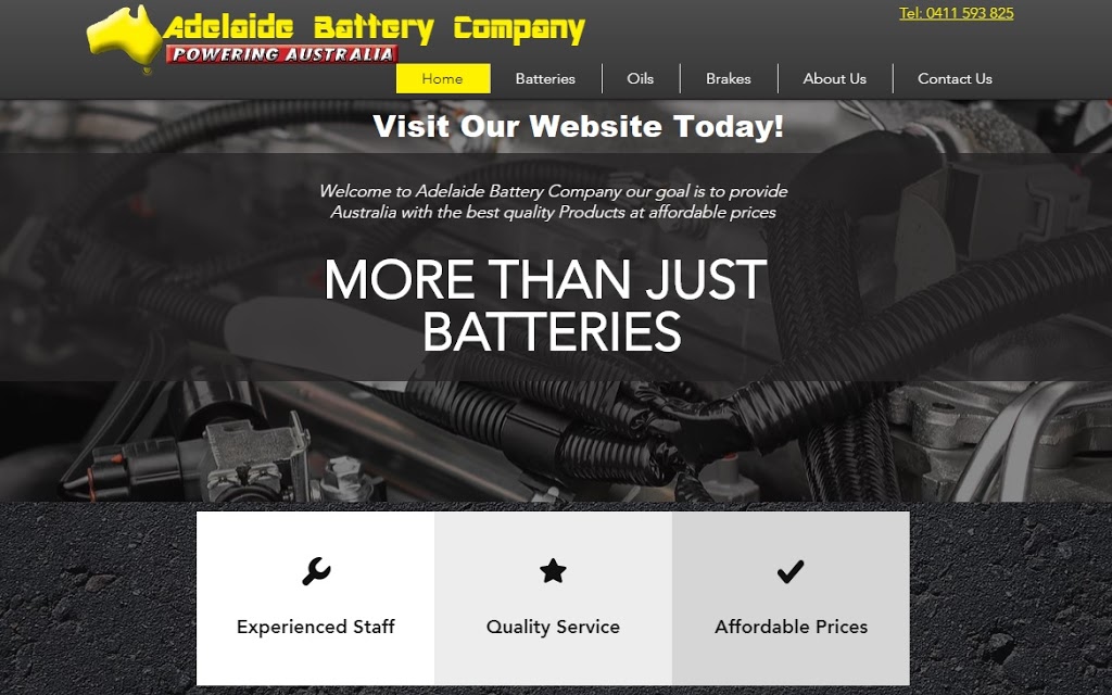 Adelaide Battery Company | 18 Dewer Ave, Ridgehaven SA 5097, Australia | Phone: 0411 593 825