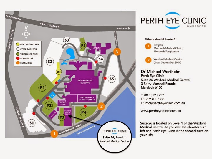 Perth Eye Clinic | Suite 26 Wexford Medical Centre, Barry Marshall Parade, Murdoch WA 6150, Australia | Phone: (08) 9312 7222