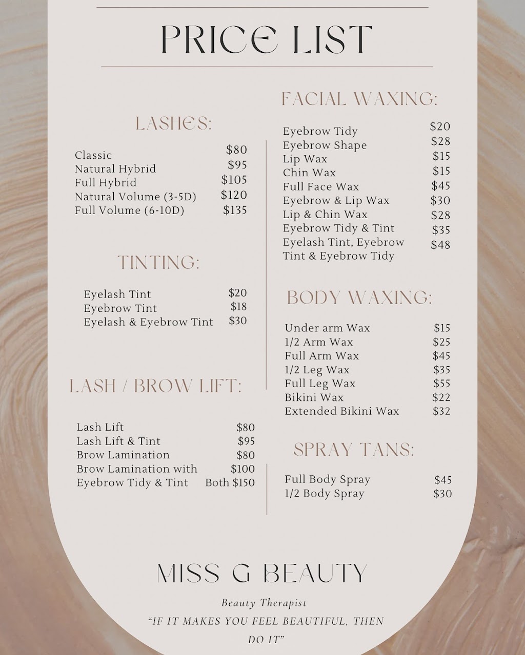 Miss G Lashes | beauty salon | 26 Trovatello Way, Riddells Creek VIC 3431, Australia | 0468680292 OR +61 468 680 292