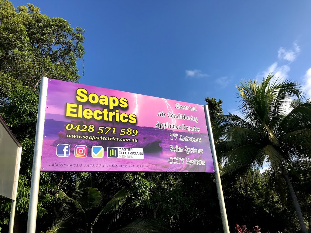 Soaps Electrics Air & Ice | electrician | 500 Murdering Point Rd, Kurrimine Beach QLD 4871, Australia | 0428571589 OR +61 428 571 589