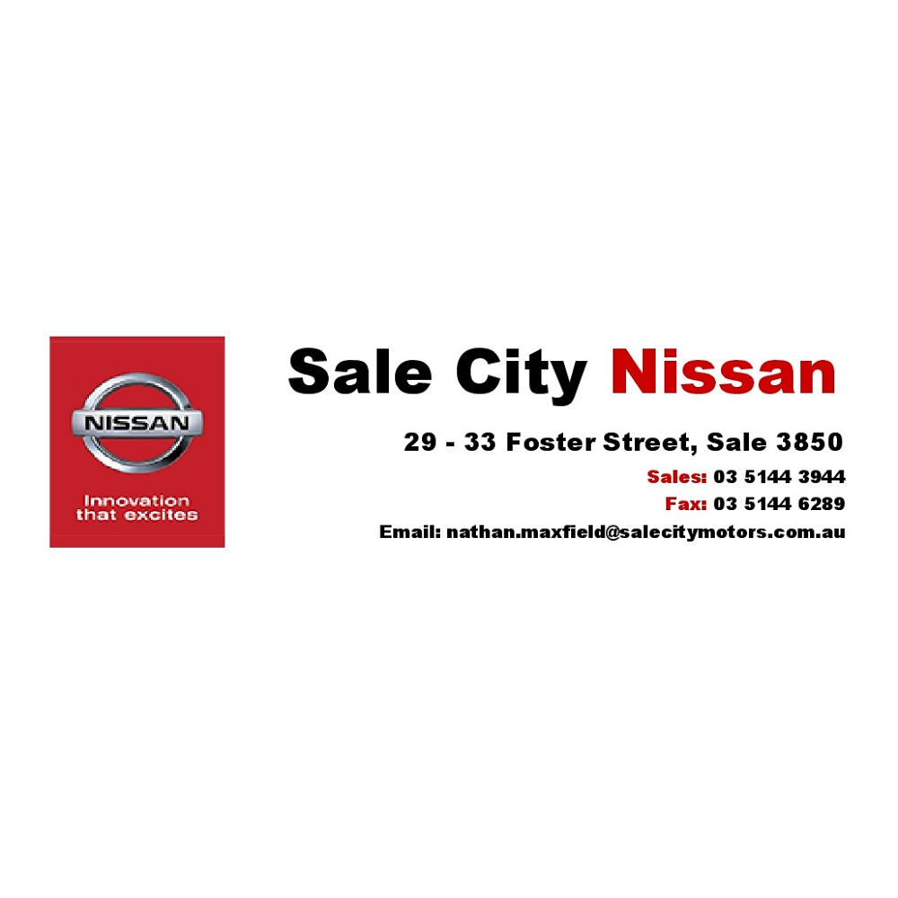 Sale City Nissan | 36 Foster St, Sale VIC 3850, Australia | Phone: (03) 5144 3944