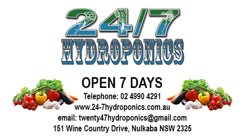 24/7 Hydroponics | 151 Wine Country Dr, Nulkaba NSW 2325, Australia | Phone: (02) 4990 4291