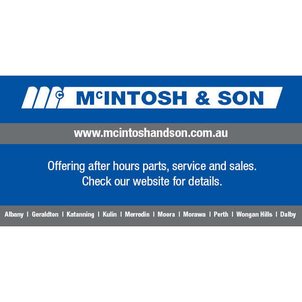 McIntosh & Son Albany | 1-2/189 Chester Pass Rd, Milpara WA 6330, Australia | Phone: (08) 9847 4255