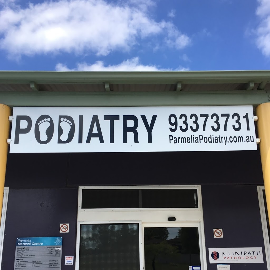 Parmelia Podiatry (Inside Medical Centre) | doctor | 1 Sutherland Parade, Parmelia WA 6167, Australia | 0893373731 OR +61 8 9337 3731