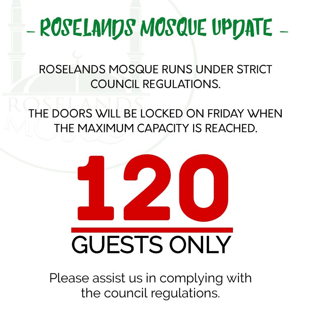 Roselands Mosque | 37 Ludgate St, Roselands NSW 2196, Australia | Phone: (02) 9758 6530