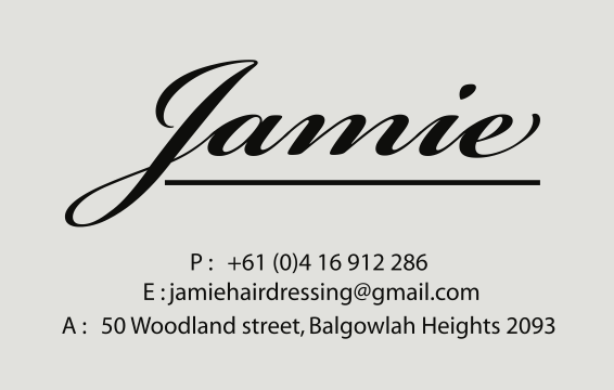 Jamie hairdressing | balgowlah heights, 50 Woodland St S, Sydney NSW 2093, Australia | Phone: 0416 912 286