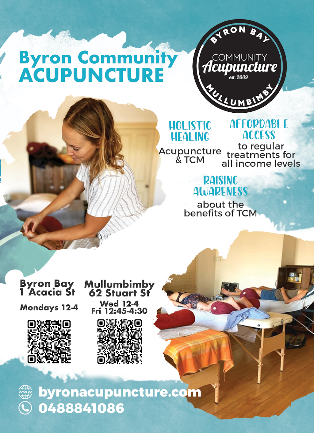 Byron Community Acupuncture | 1 Acacia St, Byron Bay NSW 2481, Australia | Phone: 0488 841 086