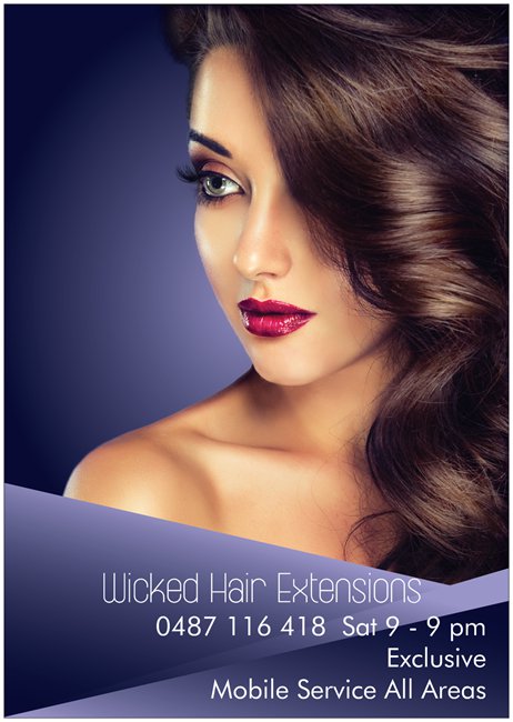 ADELAIDE AREA HAIRDRESSER Hair Extensions Mobile Service WICKED  | hair care | Abberton St, Flagstaff Hill SA 5159, Australia | 0487116418 OR +61 487 116 418