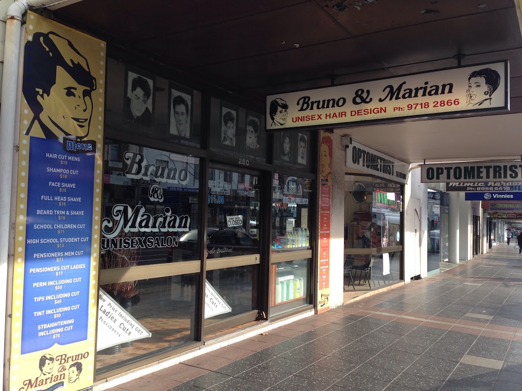Bruno & Marian Unisex Salon | 280 Beamish St, Campsie NSW 2194, Australia | Phone: (02) 9718 2866
