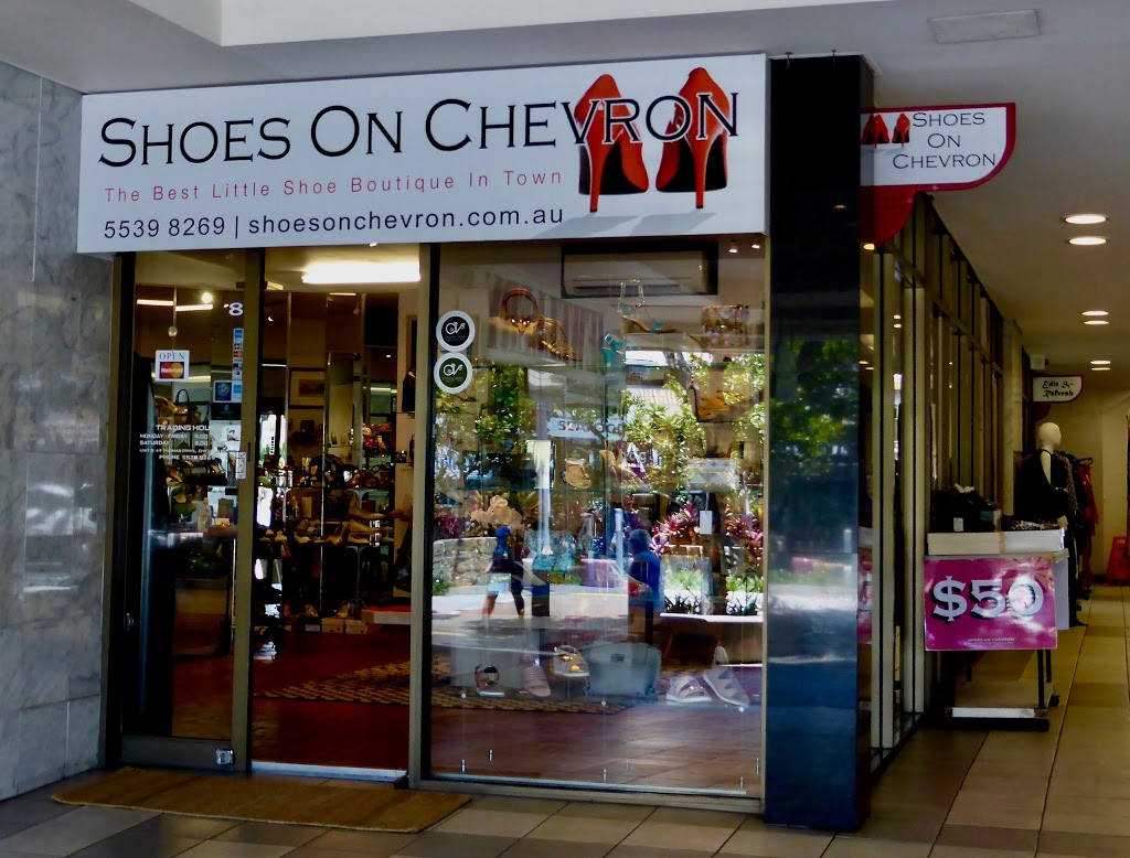 Shoes on Chevrons | 8/49 Thomas Dr, Surfers Paradise QLD 4217, Australia | Phone: (07) 5539 8269