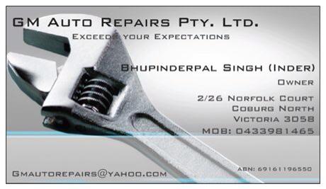 G M Auto Repairs | car repair | 2/26 Norfolk Ct, Coburg North VIC 3058, Australia | 0393548798 OR +61 3 9354 8798