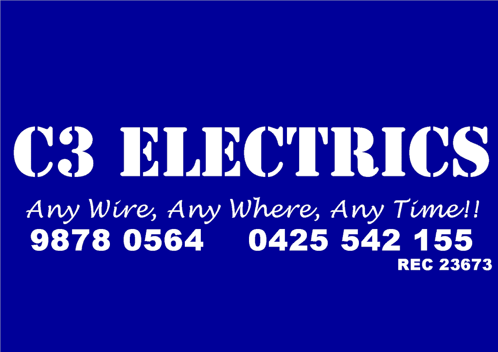 C3 Electrics | 75 Dublin Rd, Ringwood East VIC 3135, Australia | Phone: (03) 9878 0564
