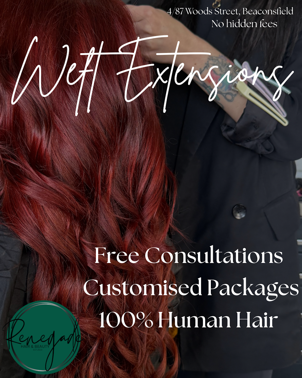 Renegade Hair & Beauty | Unit 4/87 Woods St, Beaconsfield VIC 3807, Australia | Phone: 0498 568 350