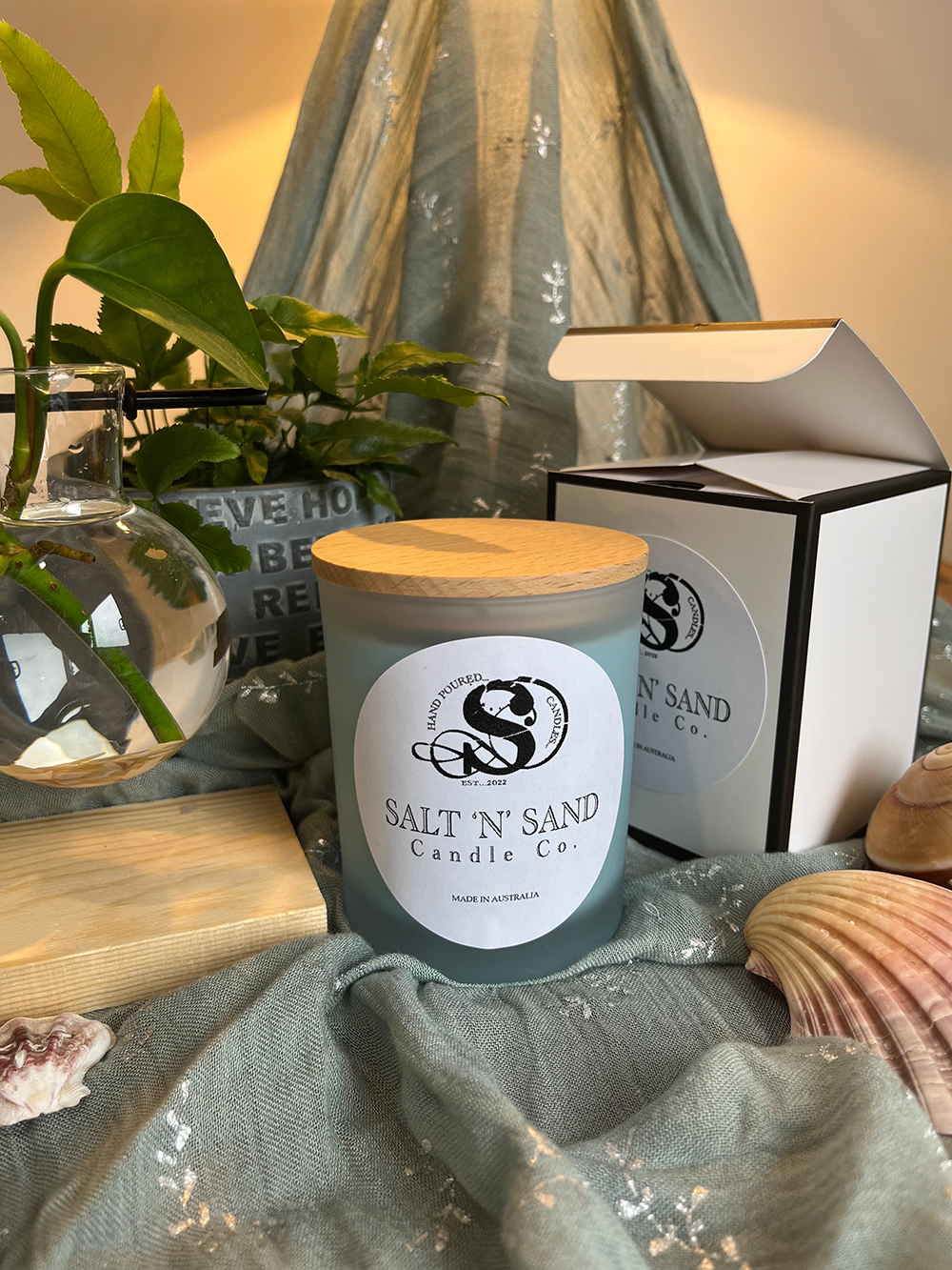 Salt n Sand Candle Co. | 21 Leopold St, Strathtulloh VIC 3338, Australia | Phone: 0498 287 752