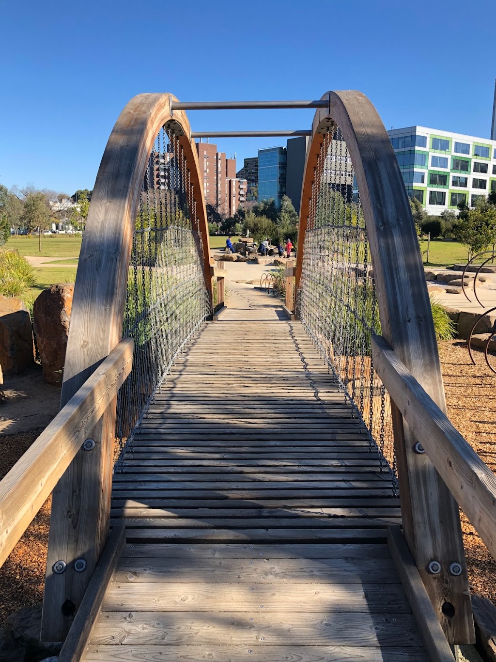 Royal Park Nature Play Playground | 28 Gatehouse St, Parkville VIC 3052, Australia | Phone: (03) 9658 9658