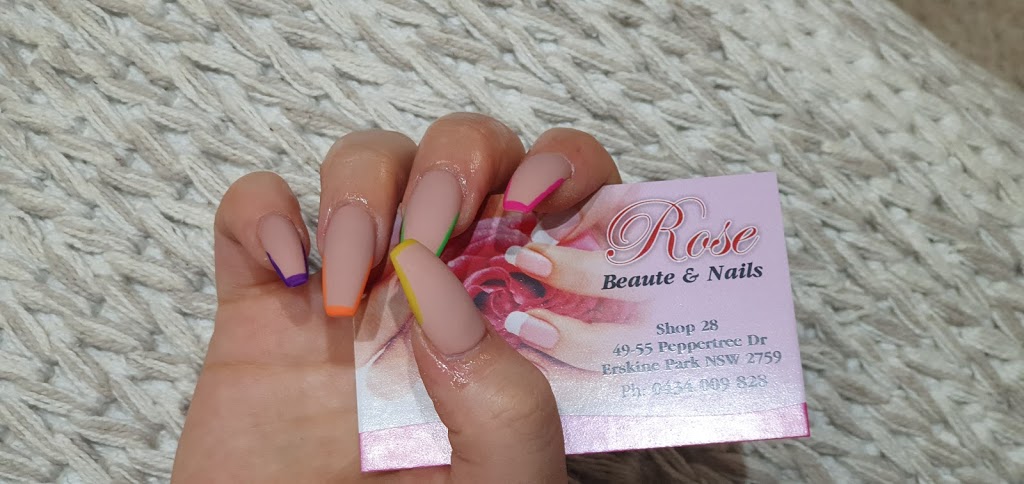 Rose Beaute & Nails | beauty salon | 28/180-182 Swallow Dr, Erskine Park NSW 2759, Australia | 0434009828 OR +61 434 009 828