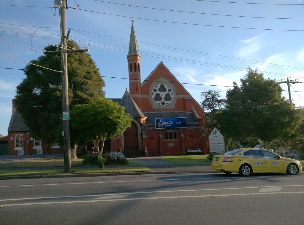St Stephens Presbyterian Church | church | 650 Canterbury Rd, Surrey Hills VIC 3127, Australia | 0398907277 OR +61 3 9890 7277