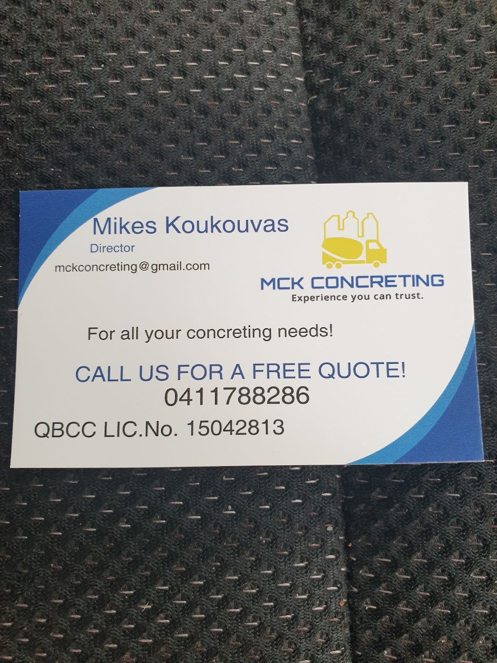 MCK CONCRETING | general contractor | Varsity Lakes QLD 4227, Australia | 0411788286 OR +61 411 788 286