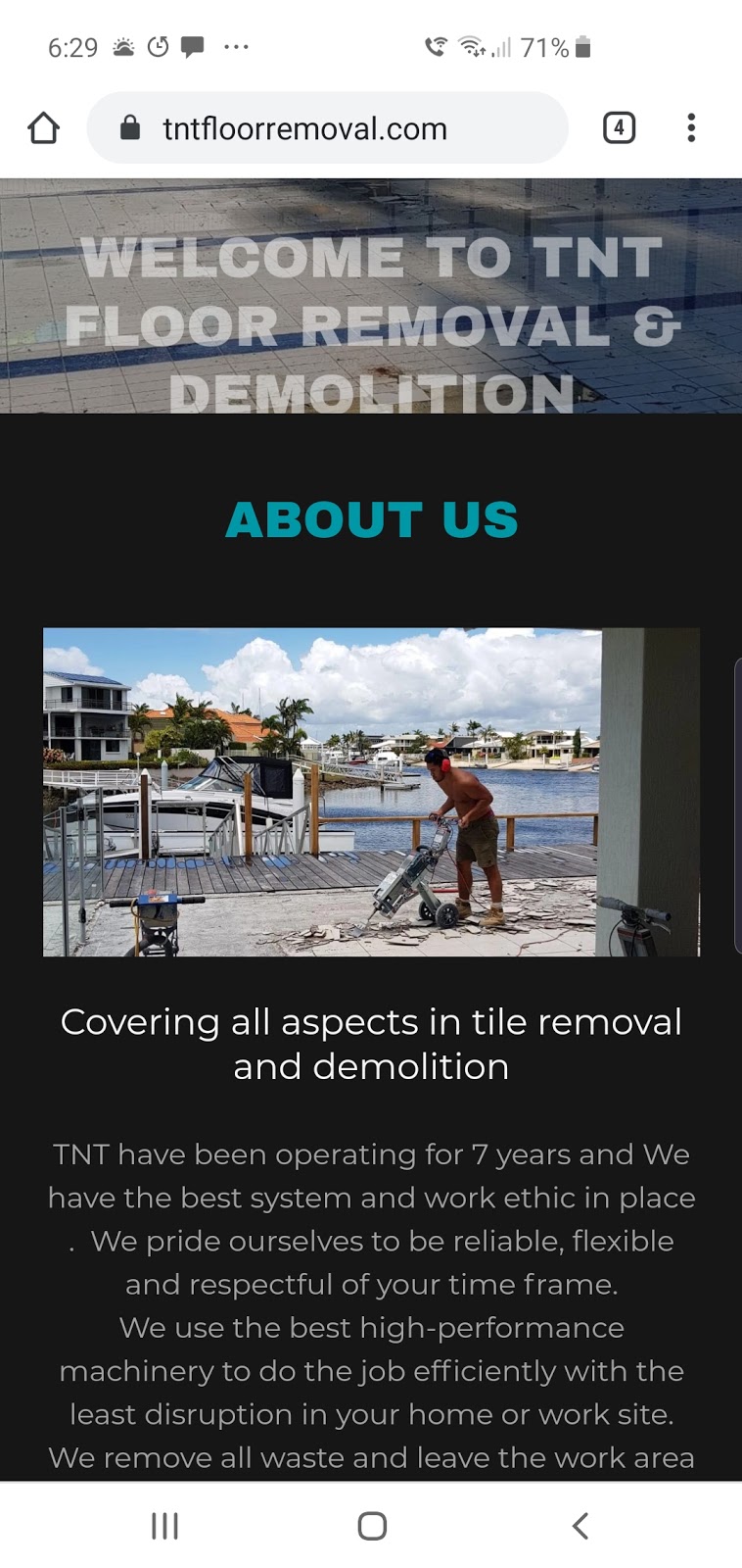 TNT Floor Removal and Demolition | 14 Arakoon Cres, Sunshine Beach QLD 4567, Australia | Phone: 0402 692 911