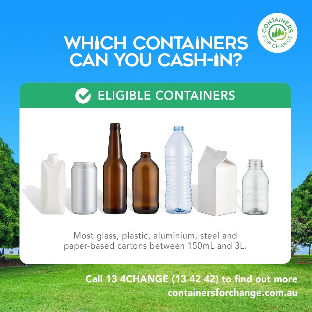 Containers For Change Chinchilla |  | 19 Malduf St, Chinchilla QLD 4413, Australia | 1800990364 OR +61 1800 990 364