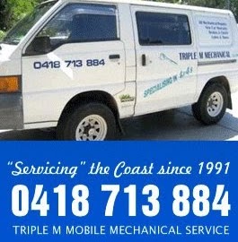 Triple M Mobile Mechanical Service | 12 Wagtail Dr, Peregian Beach QLD 4573, Australia | Phone: 0418 713 884