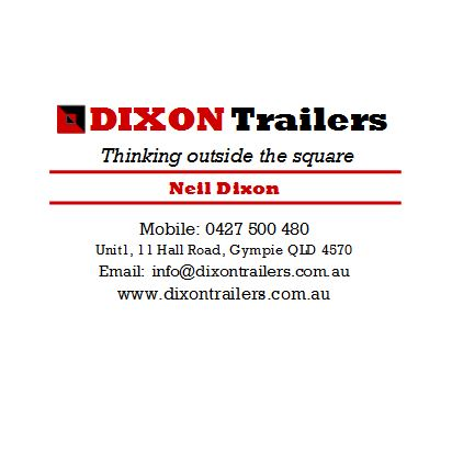 Dixon Trailers | store | 1/11 Hall Rd, Glanmire QLD 4570, Australia | 0427500480 OR +61 427 500 480