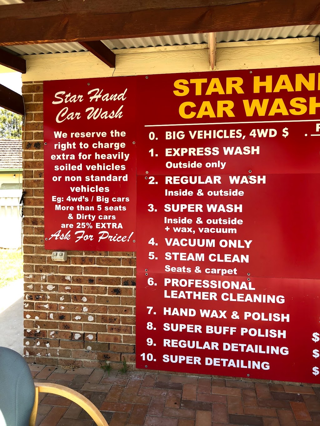 Star Hand Car wash detailing | car wash | 7 Dobney Ave, Wagga Wagga NSW 2650, Australia