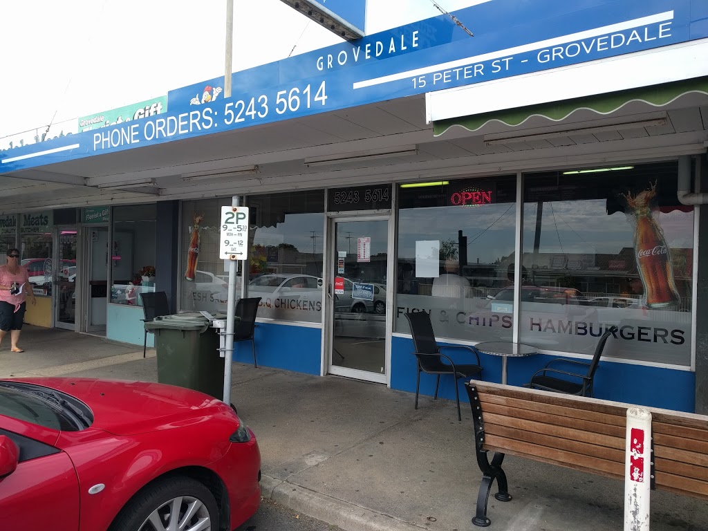 Grovedale Chicken & Fish | restaurant | 15 Peter St, Grovedale VIC 3216, Australia | 0352435614 OR +61 3 5243 5614