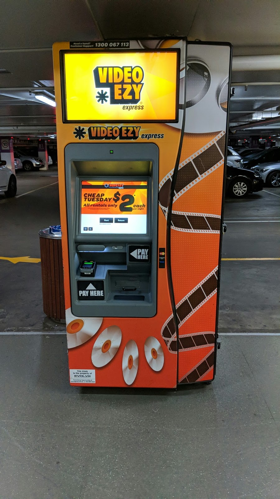 Video Ezy Express Kiosk | Broadway Shopping Centre, 1 Bay St, Ultimo NSW 2007, Australia | Phone: 1300 067 113