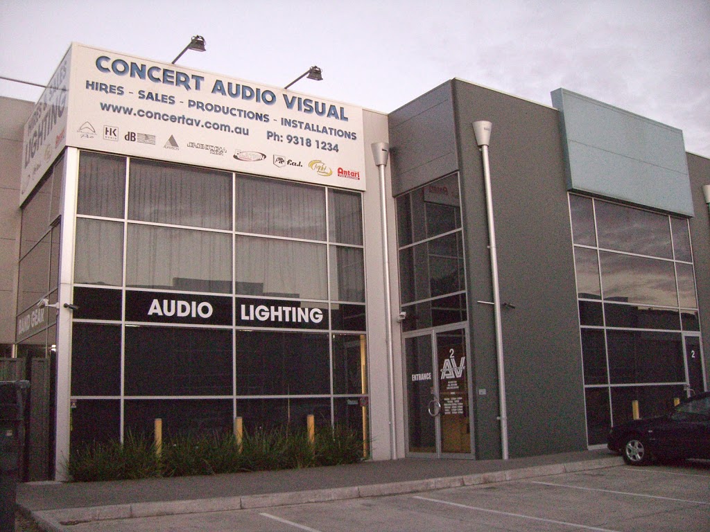 Concert Audio Visual Pty Ltd | electronics store | 2/61 Wattle Rd, Maidstone VIC 3012, Australia | 0393181234 OR +61 3 9318 1234