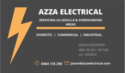 Azza Electrical | electrician | 43 Princes Hwy, Ulladulla NSW 2539, Australia | 0404176290 OR +61 404 176 290