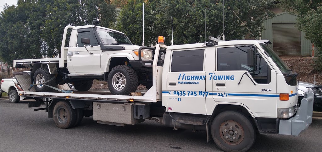 Highway Towing Maryborough | 85 Carter Ln, Dundathu QLD 4650, Australia | Phone: 0435 725 877
