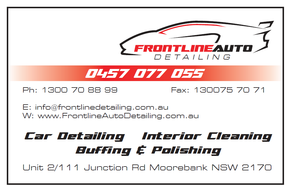 Frontline Auto Detailing | 2/111 Junction Rd, Moorebank NSW 2170, Australia | Phone: (02) 8798 8380