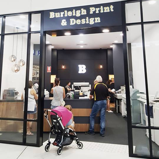 Burleigh Print & Design | store | Burleigh Print & Design Shop 98, Stockland Shopping Centre, 149 W Burleigh Rd, Burleigh Heads QLD 4220, Australia | 0755200655 OR +61 7 5520 0655