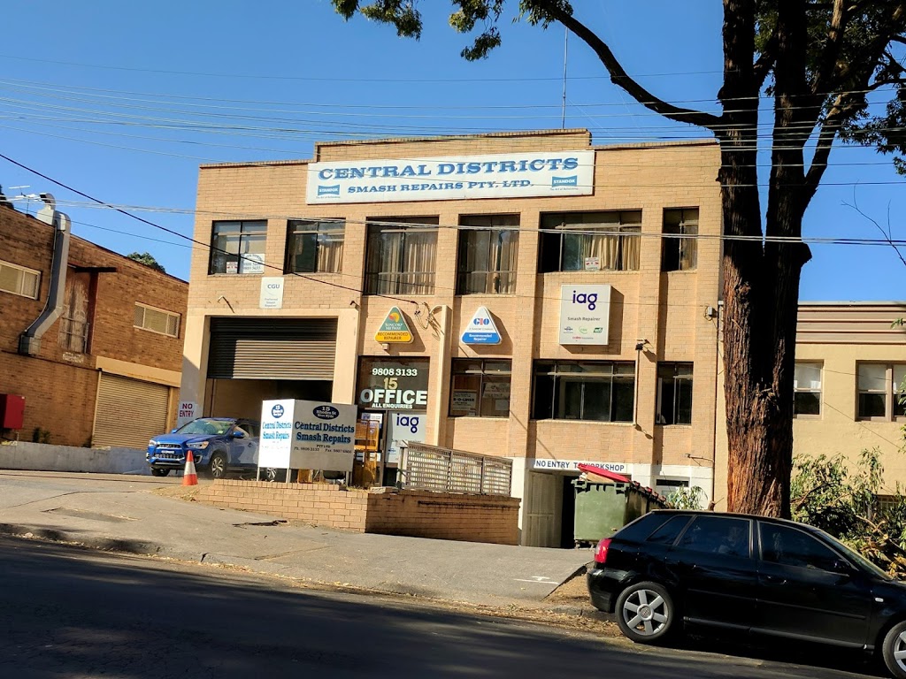 Central Districts Smash Repairs | car repair | 15-17 Rhodes St, West Ryde NSW 2114, Australia | 0298083133 OR +61 2 9808 3133