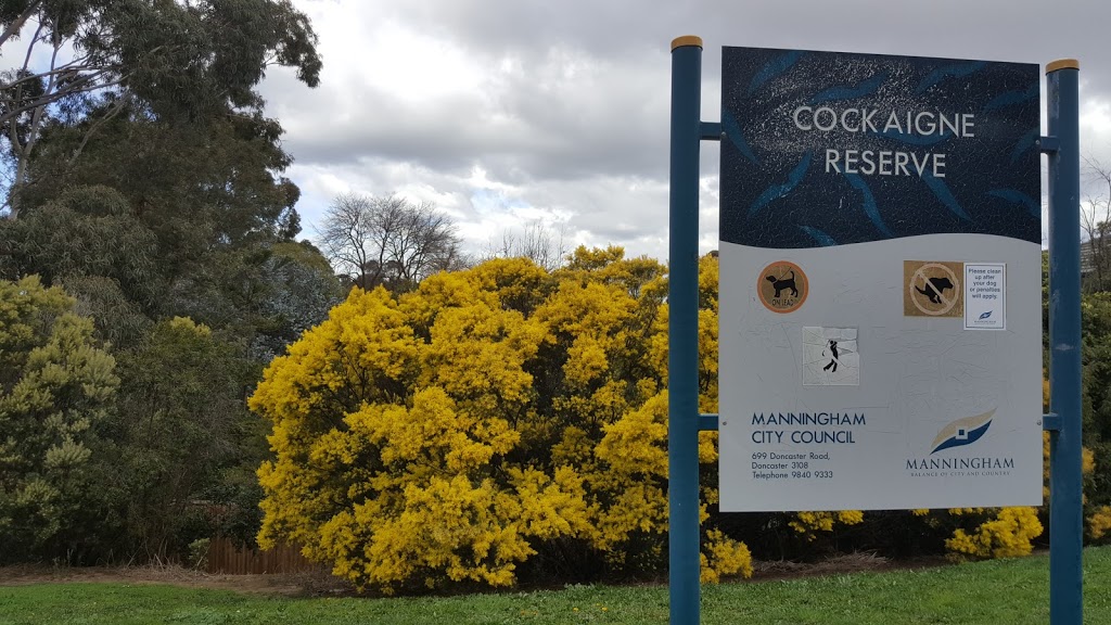 Cockaigne Reserve | park | 16 Cockaigne St, Doncaster VIC 3108, Australia