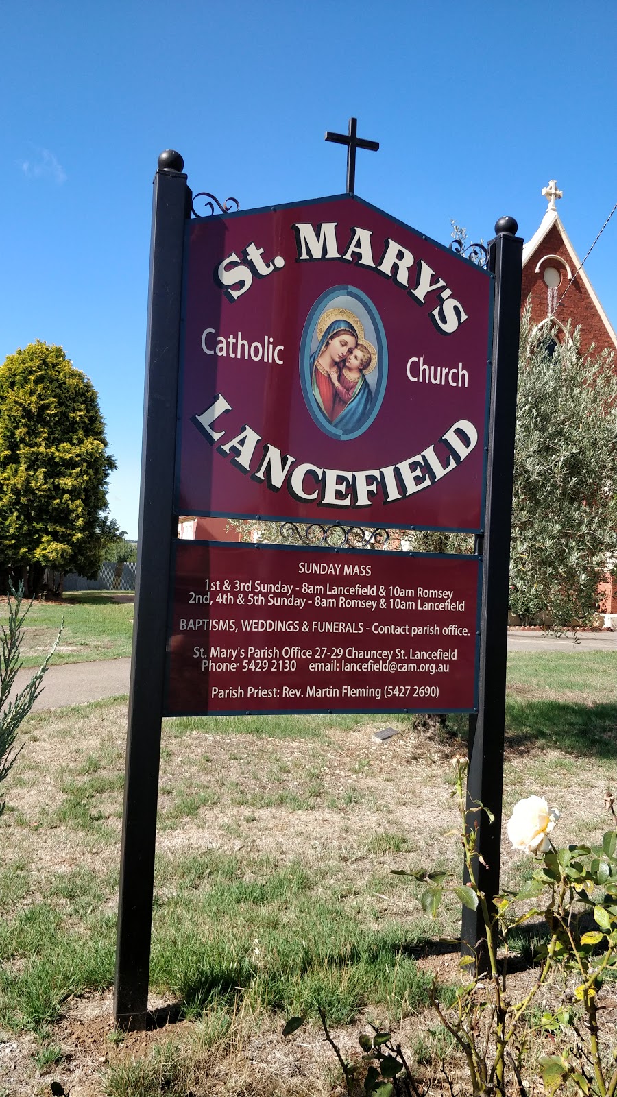 St Marys Catholic church | church | 29 Chauncey St, Lancefield VIC 3435, Australia