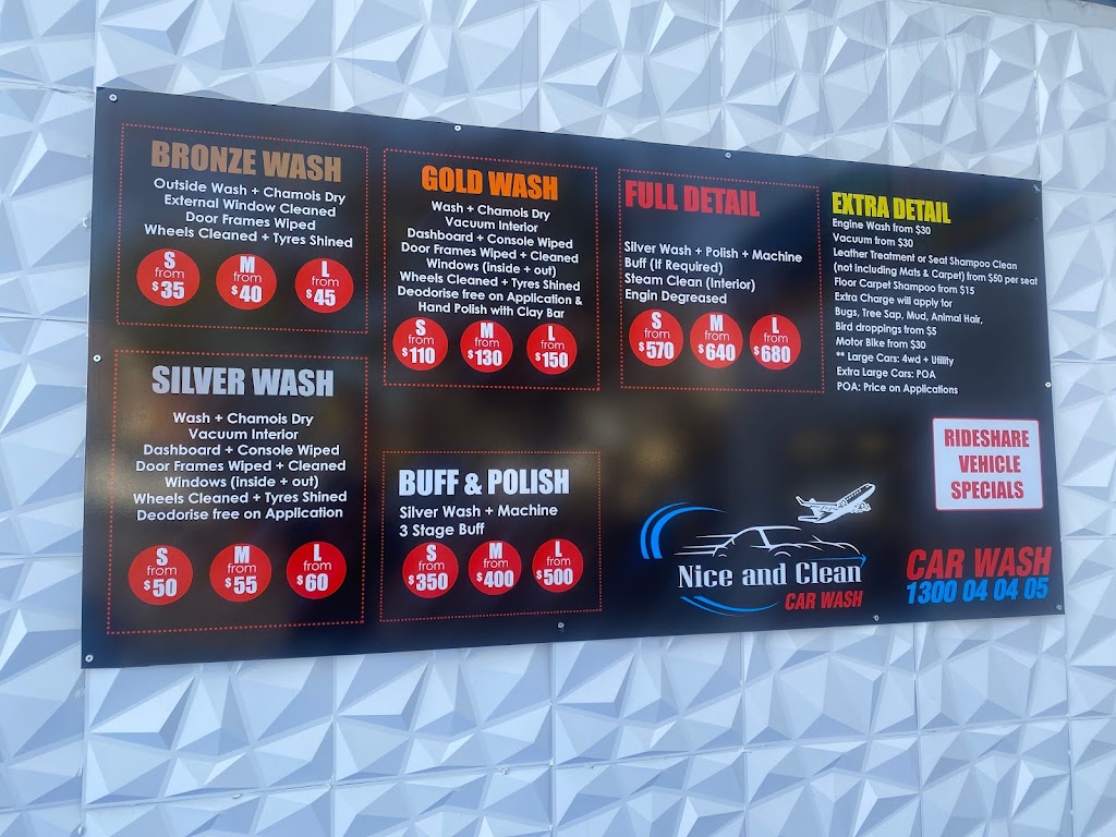 Nice and Clean Carwash | car wash | 998/1002 Botany Rd, Mascot NSW 2020, Australia | 1300040405 OR +61 1300 040 405