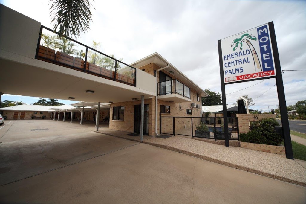 Emerald Central Palms Motel | lodging | 19 Esmond St, Emerald QLD 4720, Australia | 0749823600 OR +61 7 4982 3600