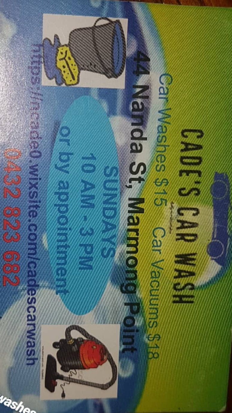 Cades Car Wash | car wash | 44 Nanda St, Marmong Point NSW 2284, Australia | 0432823682 OR +61 432 823 682