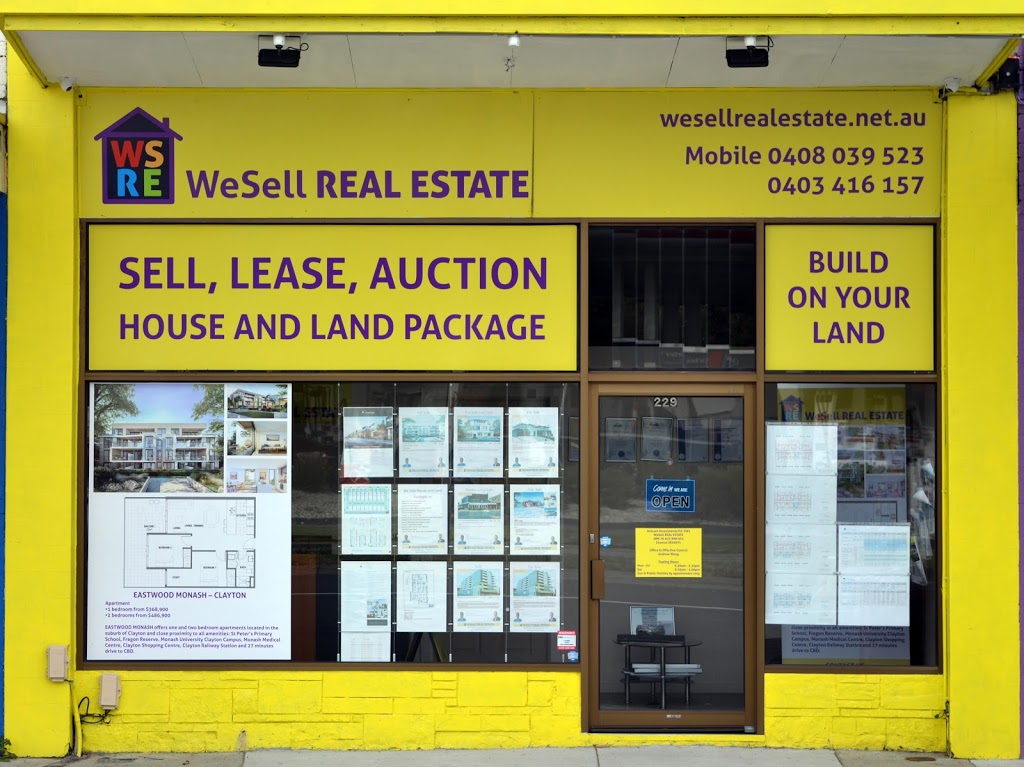 WeSell REAL ESTATE | real estate agency | 229 Springvale Rd, Springvale VIC 3171, Australia | 0408039523 OR +61 408 039 523